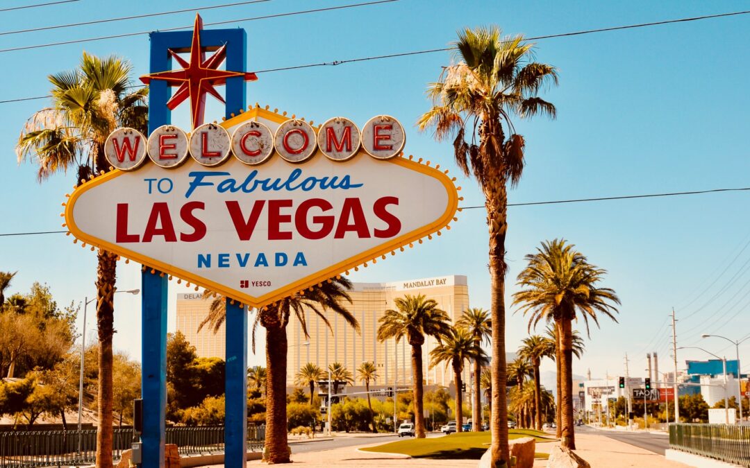 Las Vegas road sign